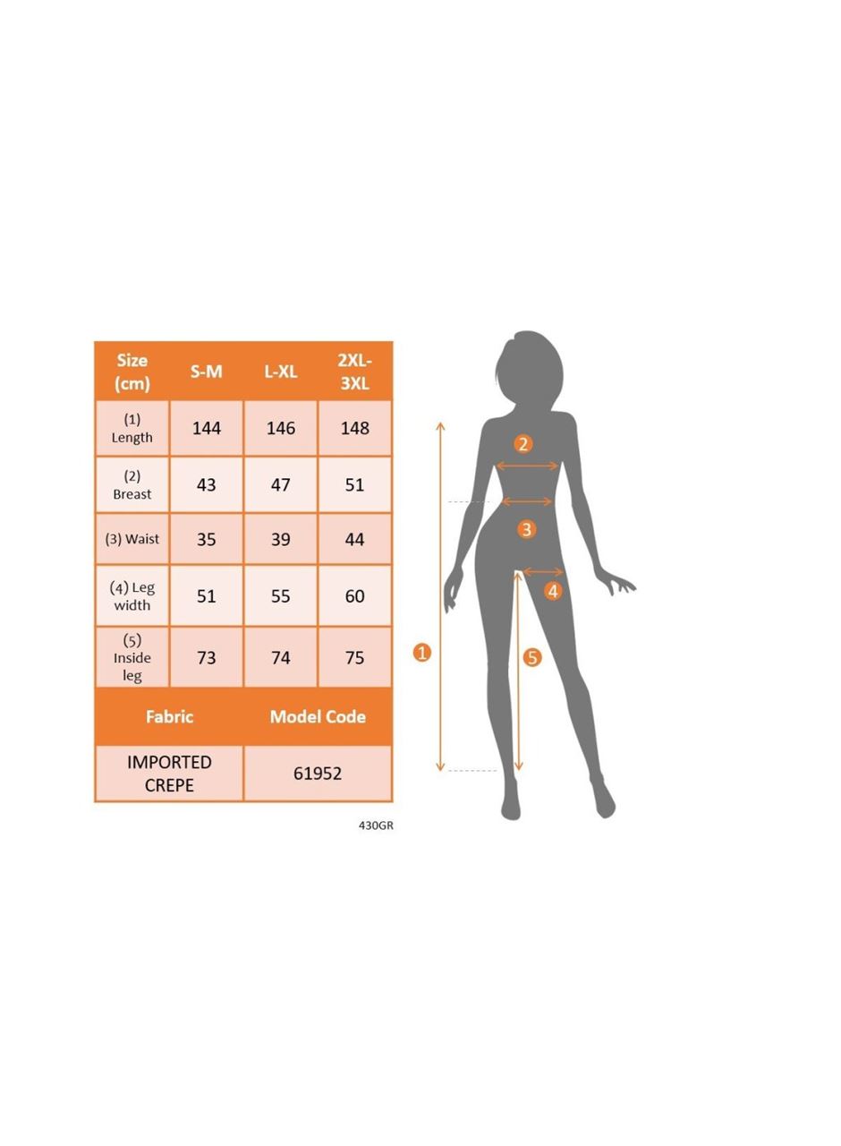 Kadın Tek Omuzdan Açık Balıkçı Yaka Taş Detaylı Uzun Ithal Krep Tulum