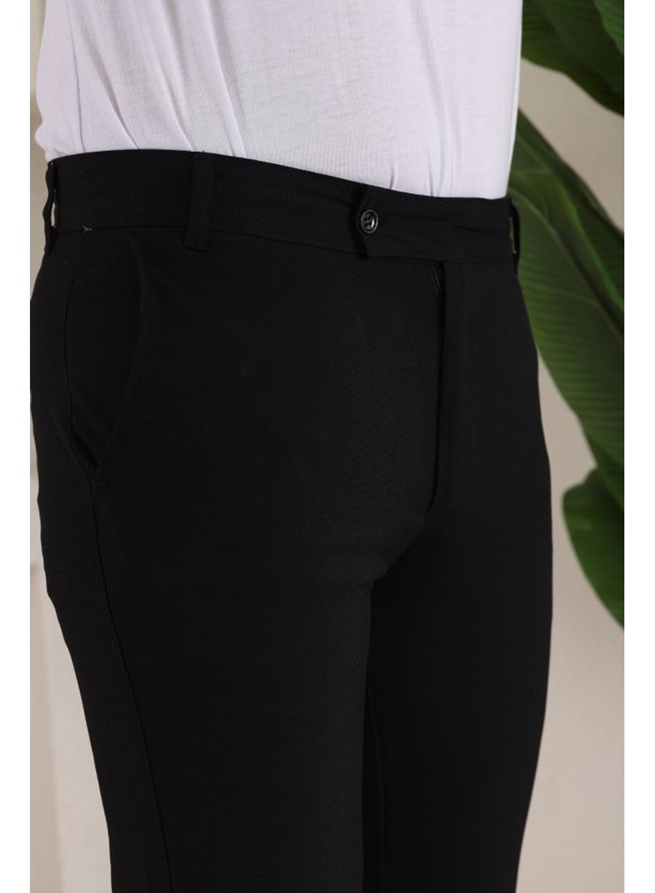 Erkek Slim Fit Dilli Kumaş Pantolon