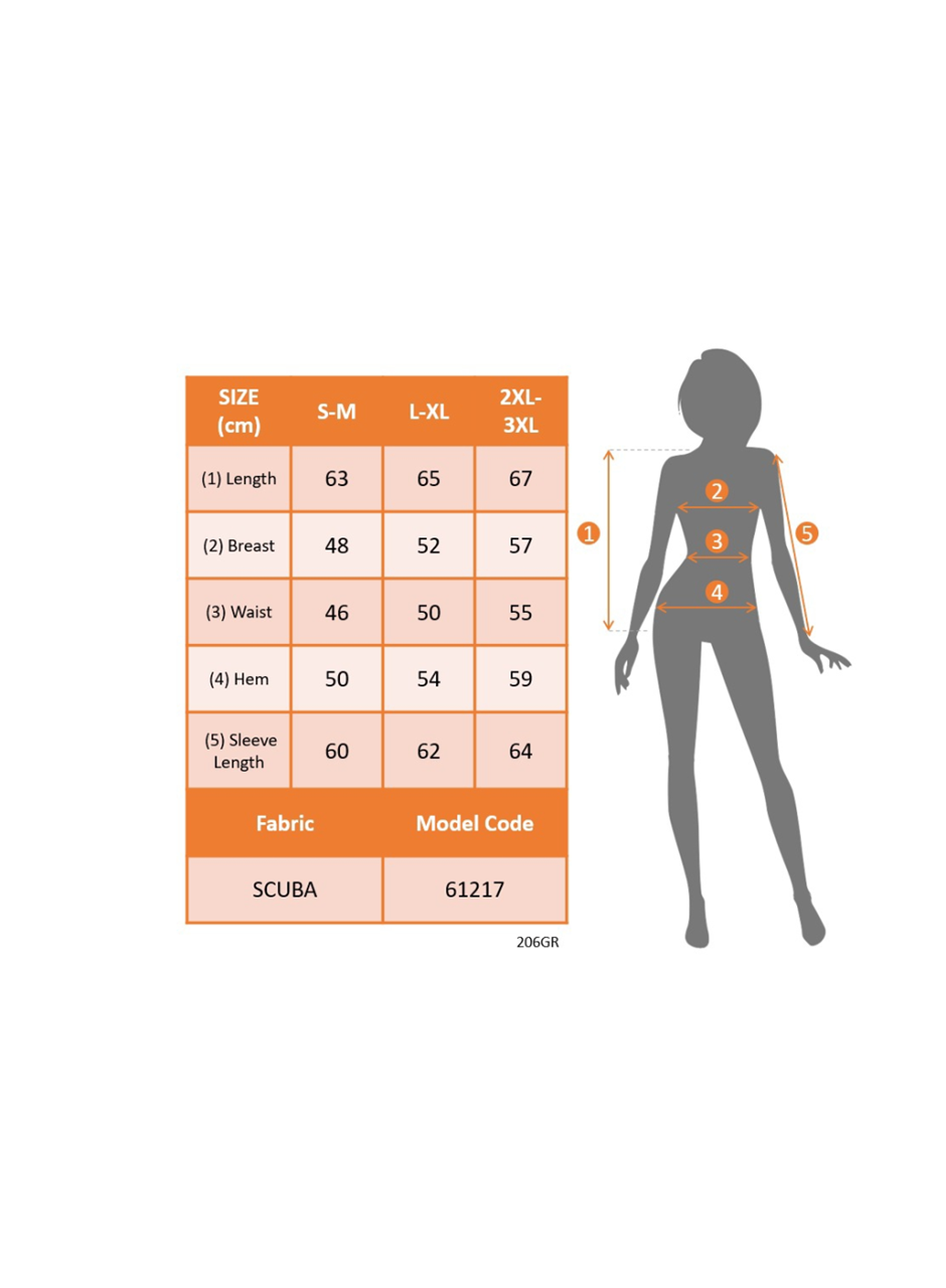 Kadın Uzun Kollu V Yakalı Desenli Dalgıç Bluz