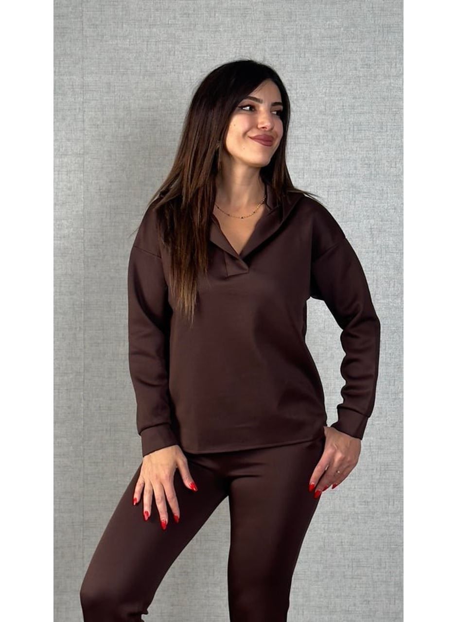 Kadın Uzun Kollu Kapüşonlu Ikili Takım