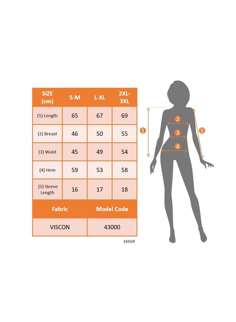 Kadın Kısa Kollu V şerit Etnik Desen Yakalı Viskon Bluz