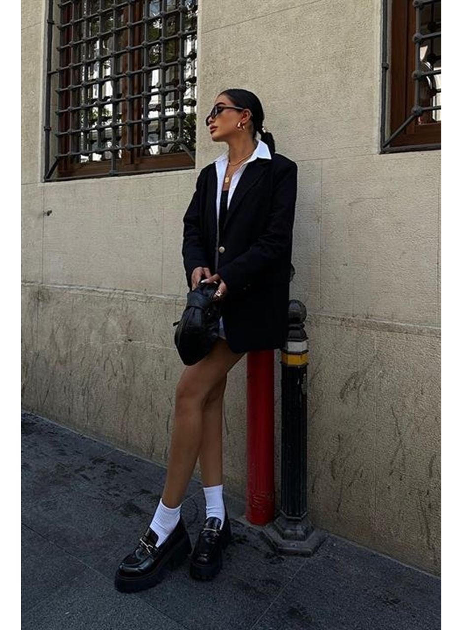 Agnes Blazer Keten Ceket6105