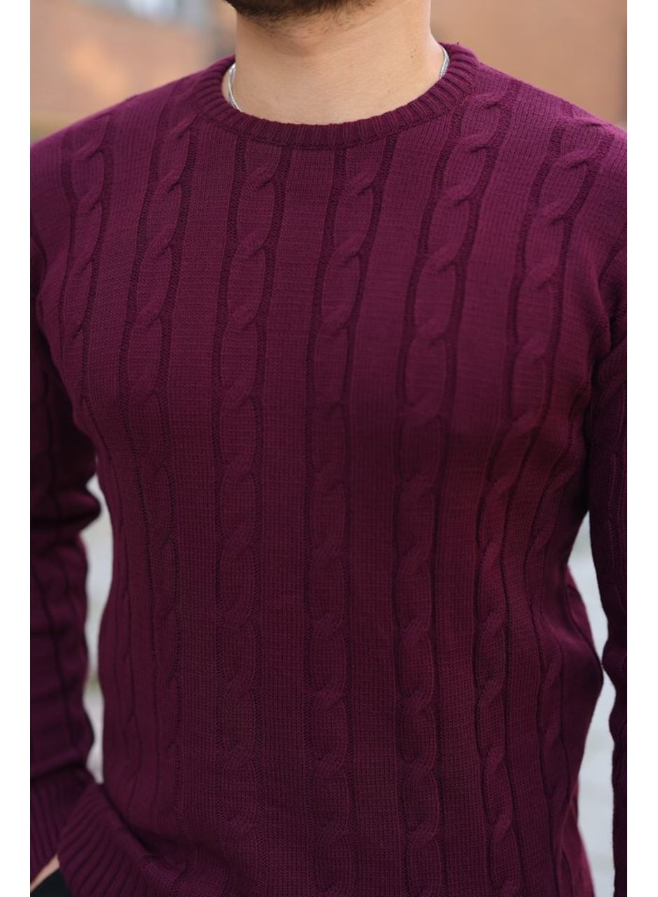 Erkek örgü Desen Bisiklet Yaka Kazak