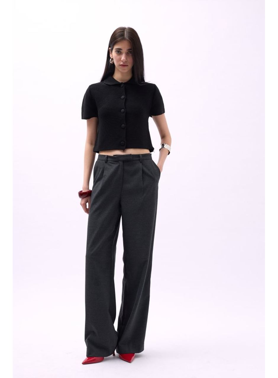 Bebe Yaka Düğmeli Bluz