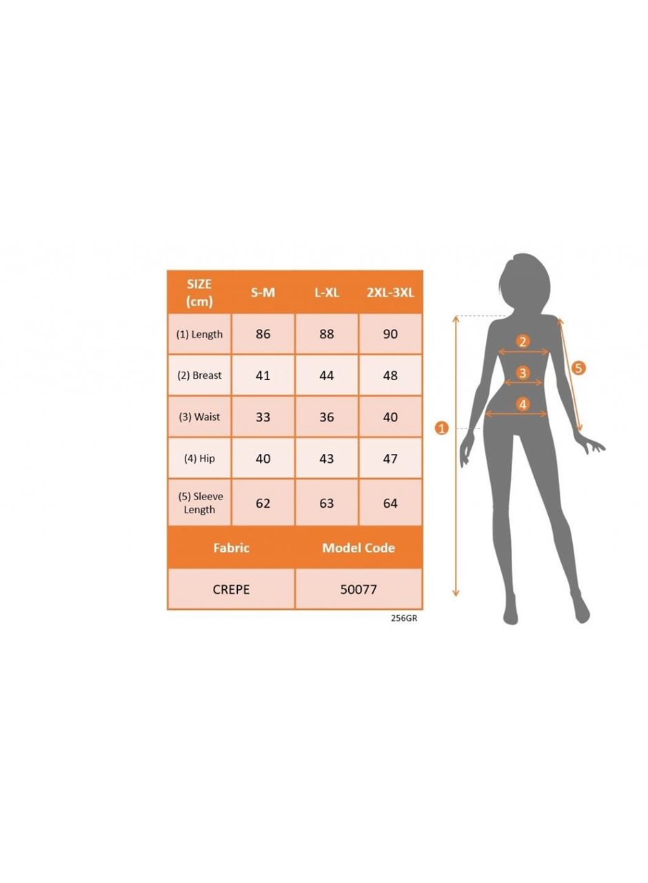 Kadın Uzun Kollu Kruvaze Yaka Kollar Tül Detay Krep Mini Boy Elbise