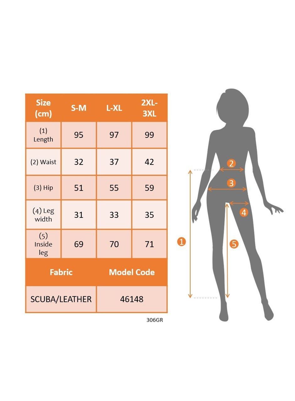 Kadın Yüksek Bel Lastikli Yanda Dantel Detaylı Bağcıklı Deri Pantolon