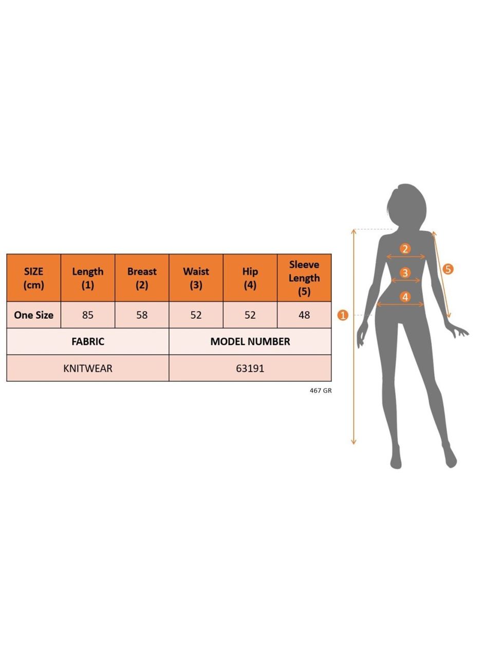 Kadın Uzun Kollu V Yakalı Düğmeli Mini Triko Taş Renkli Elbise
