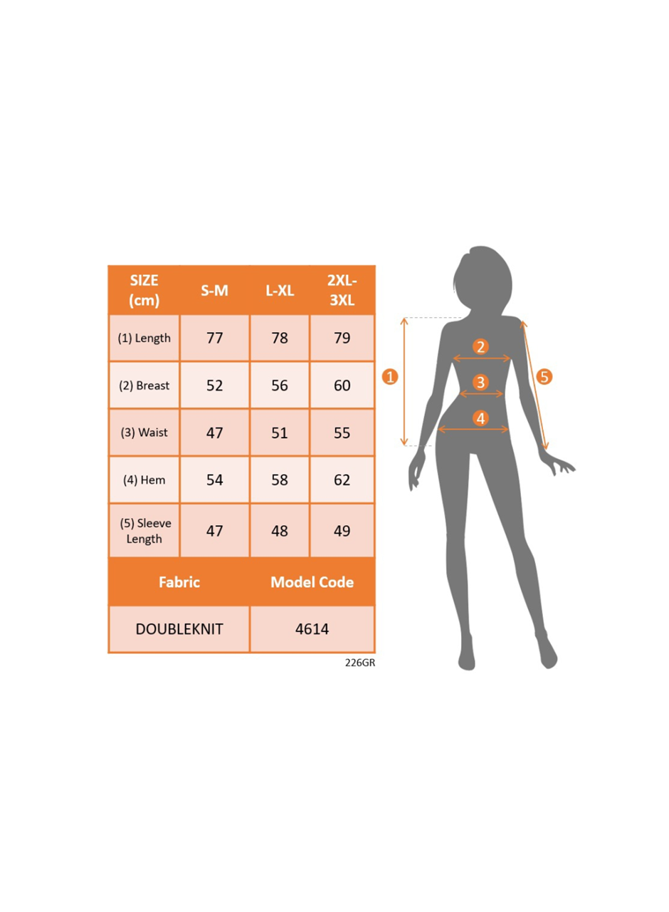 Kadın Uzun Kollu Yuvarlak Yaka Salaş Iki Iplik Bluz