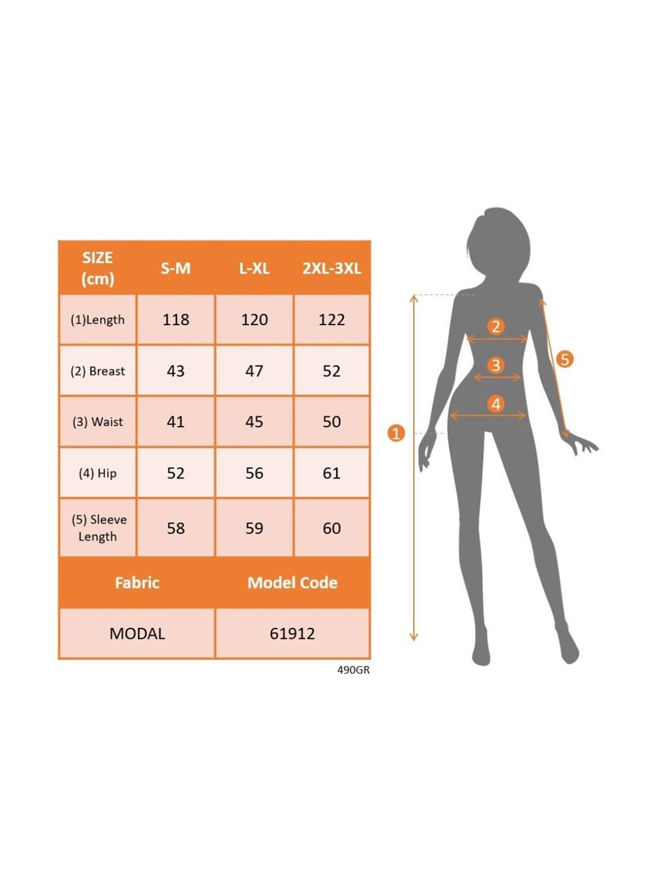 Kadın Uzun Kollu V Yakalı Midi Modal Elbise