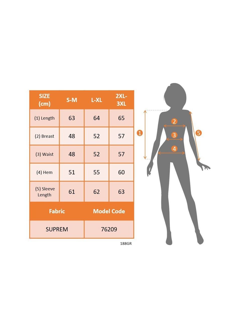 Kadın Uzun Kollu Yakadan Düğmeli çizgili Desenli Süprem Bluz