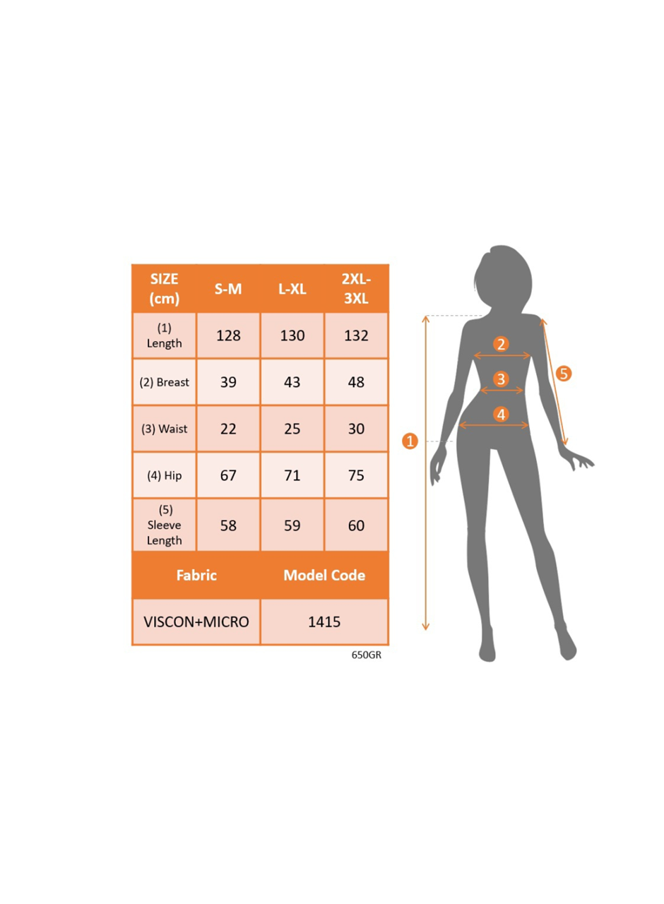 Kadın Uzun Kollu Bisiklet Yaka Uzun Elbise