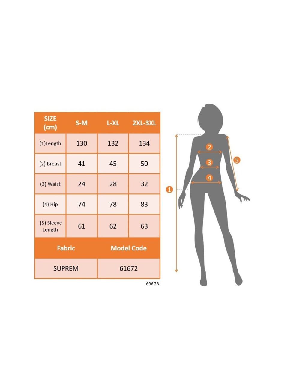 Kadın Uzun Kollu Kruvaze Yaka Leopar Desenli Uzun Süprem Elbise