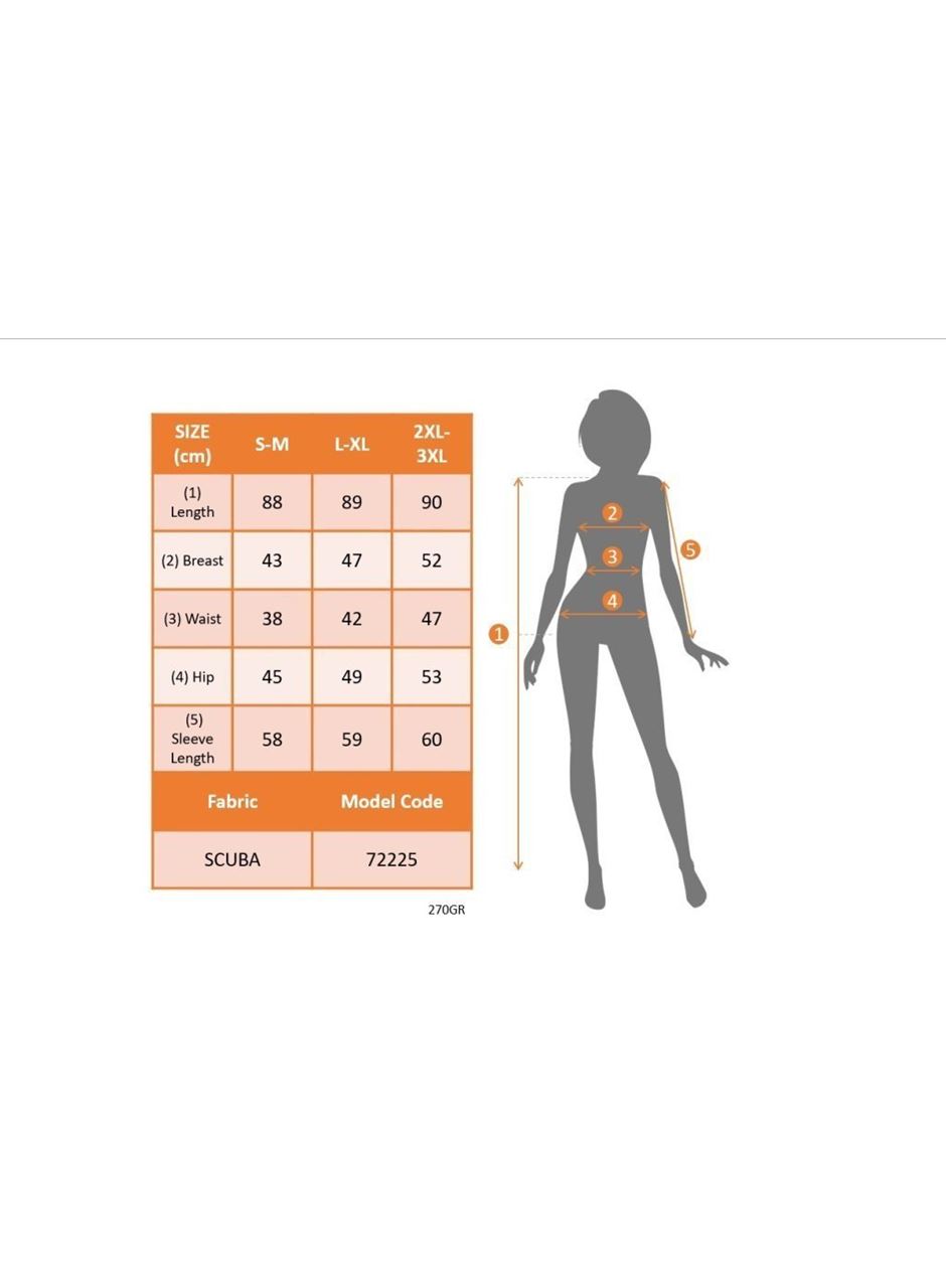 Kadın Uzun Kollu Taş Kadeh Baskı Dalgıç Mini Boy Elbise