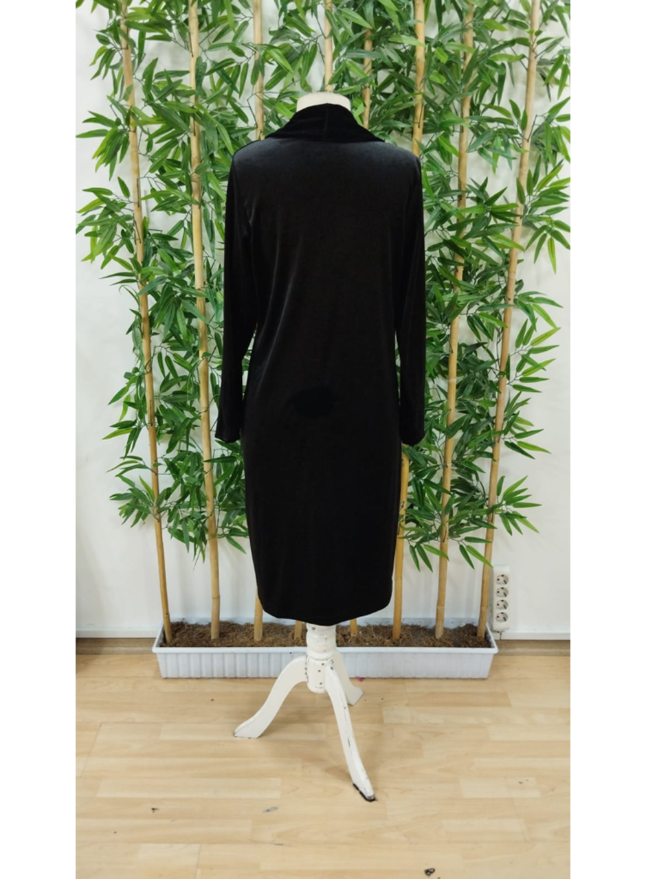 Kadın Uzun Kollu önü Açık Kolları Uzun Midi Ceket