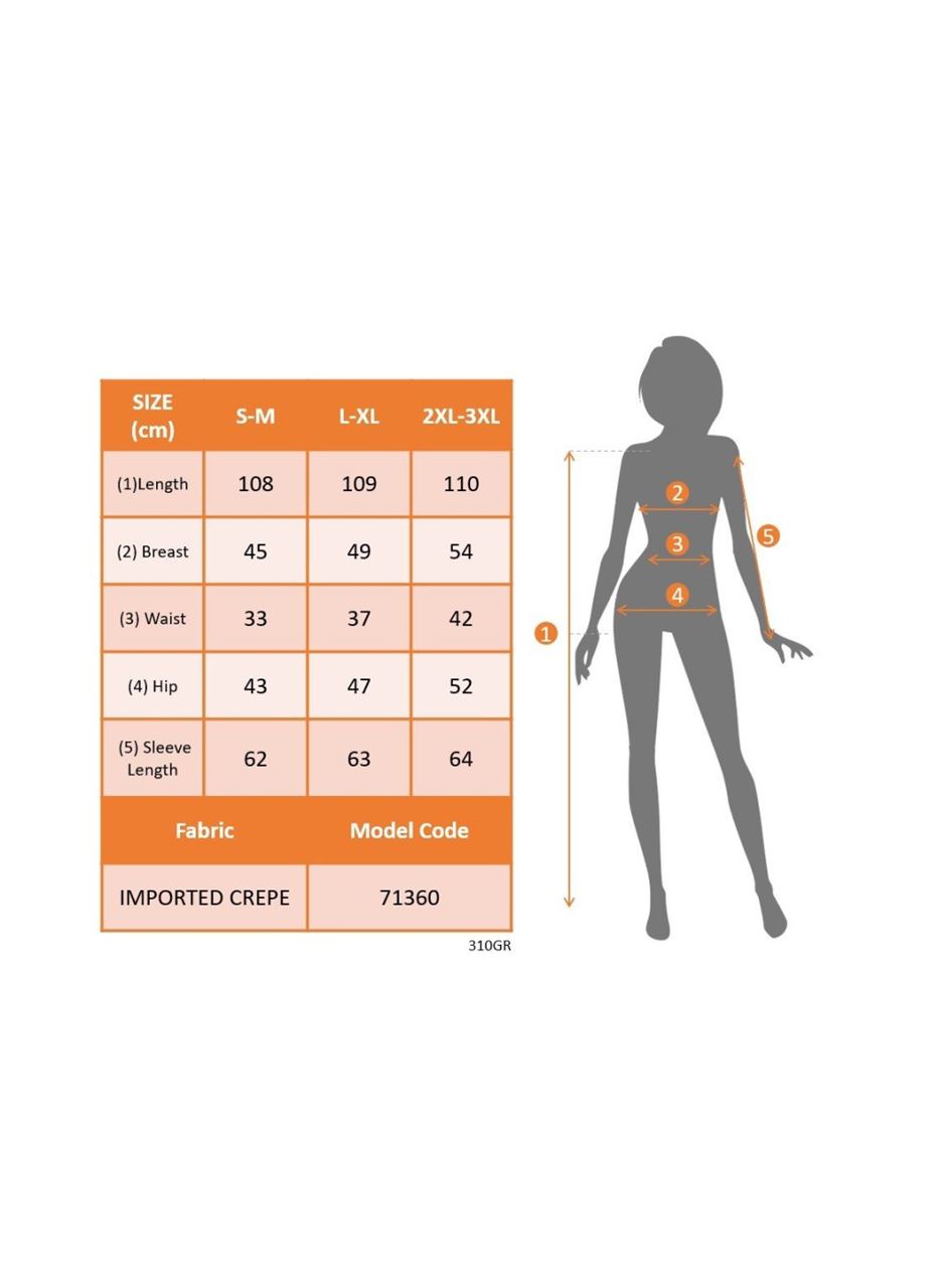 Kadın Uzun Kollu Geometrik Yaka Midi Ithal Krep Elbise