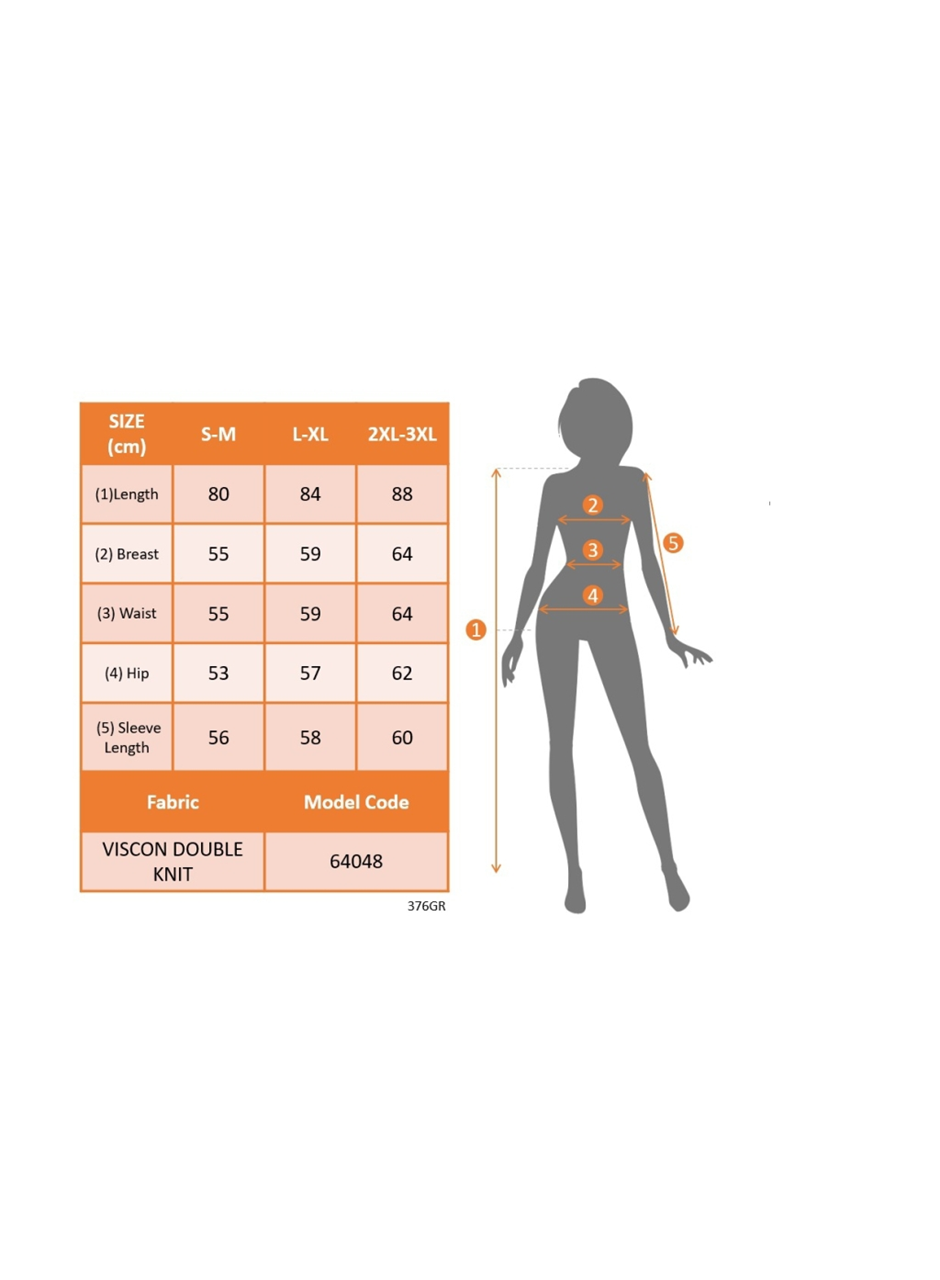 Kadın Uzun Kollu Bisiklet Yaka Kısa Viskon Iki Iplik Elbise