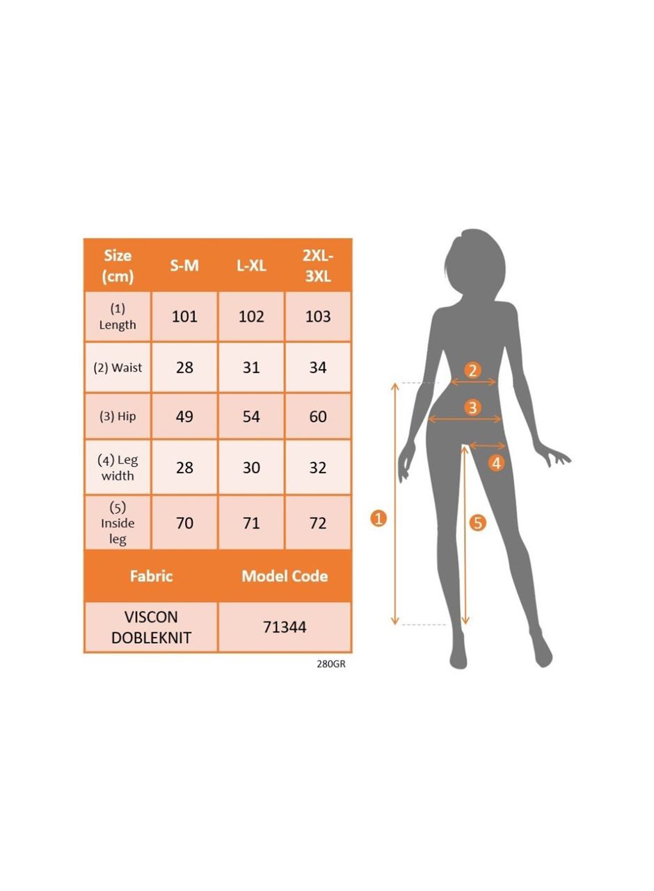 Kadın Yüksek Bel Yan şerit Detaylı Yırtmaçlı Viskon Iki Iplik Pantolon