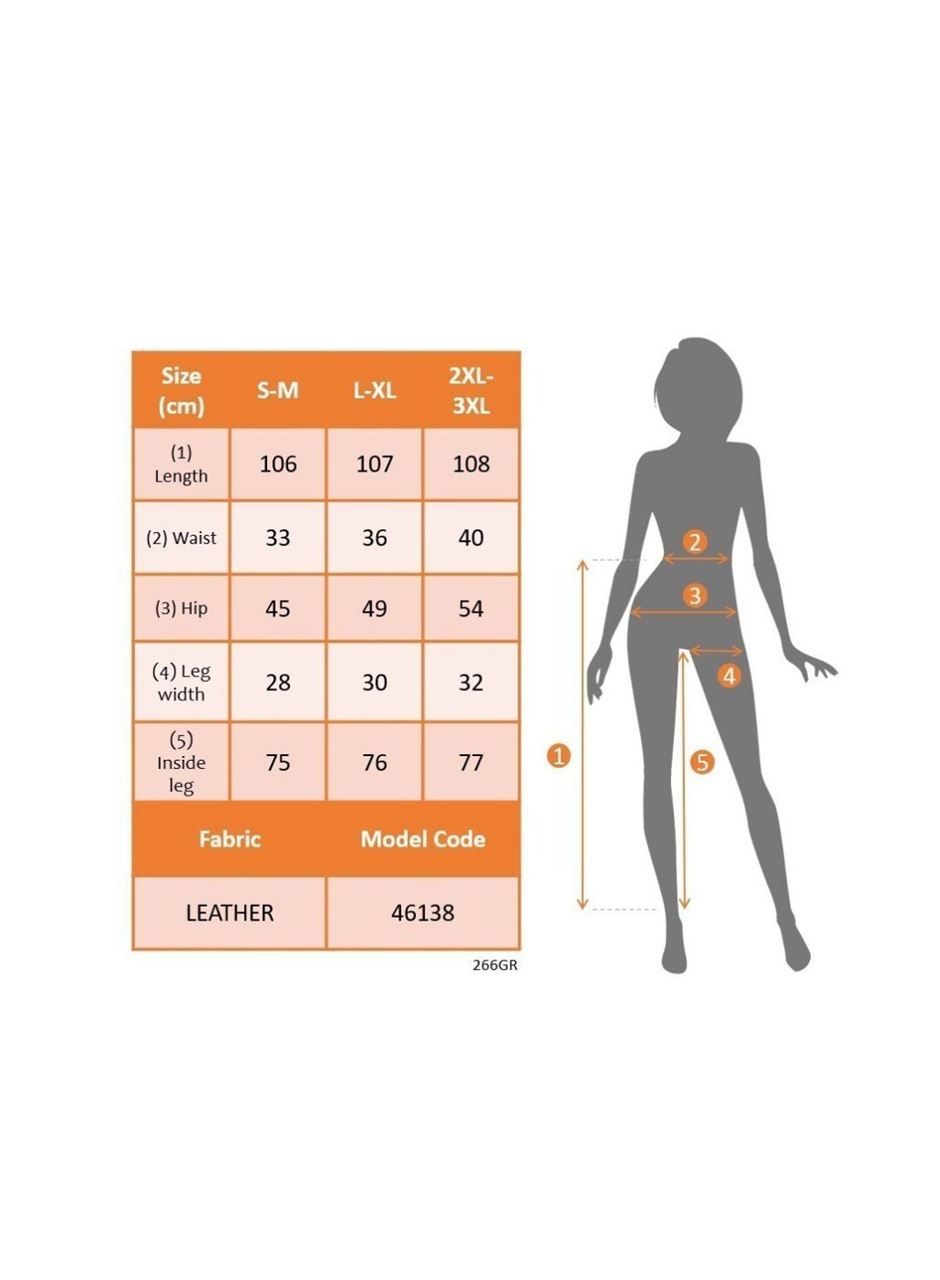 Kadın Yüksek Bel Paçaya Doğru Geniş Deri Pantolon