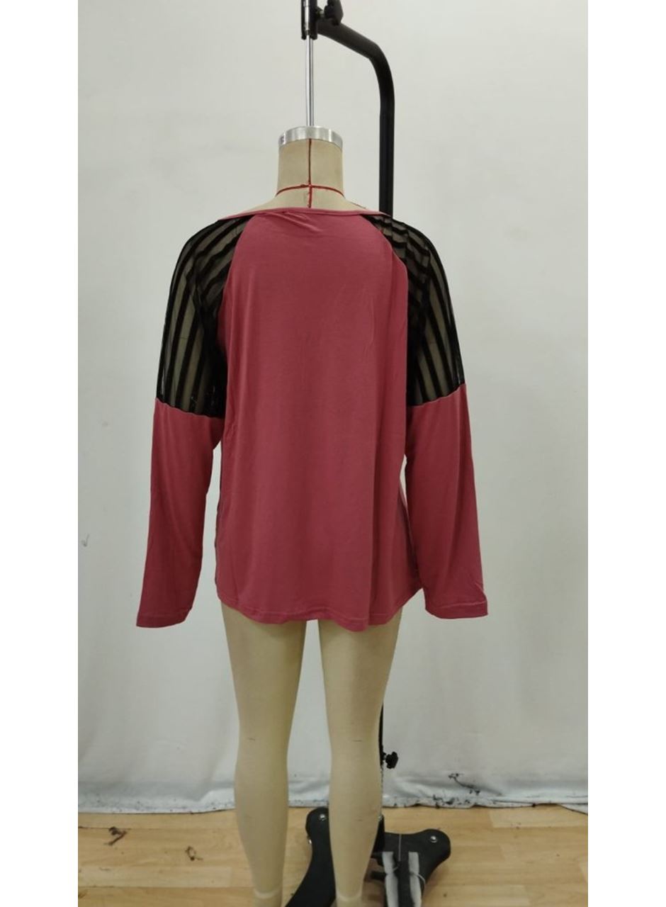 Kadın Uzun Kollu Yakadan Fermuarlı Viskon Bluz