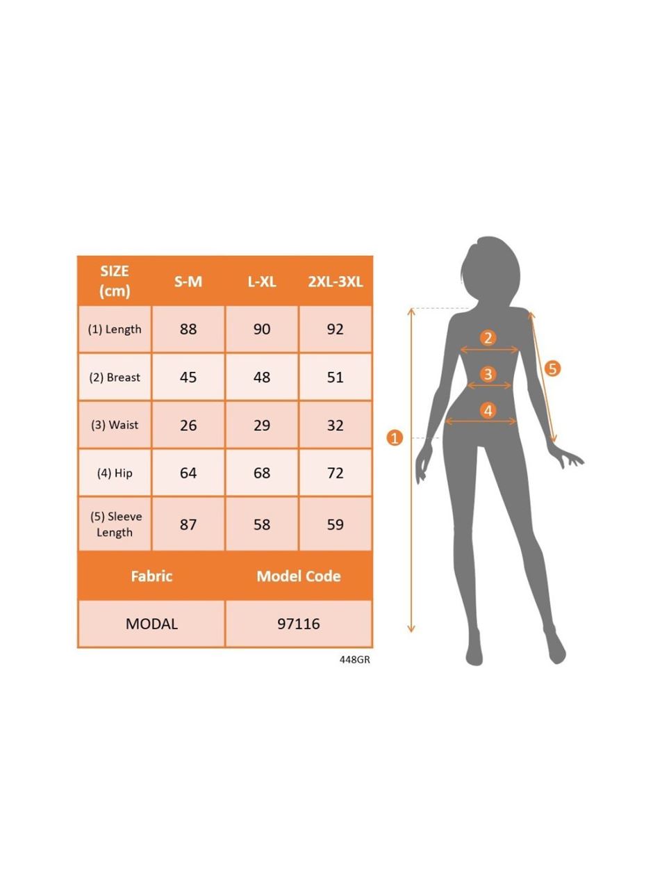 Kadın Uzun Kollu Kruvaze Yakalı Desenli Modal Mini Elbise
