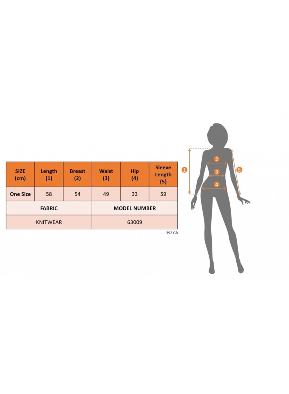 Kadın Uzun Kollu üç Renk Triko Bluz