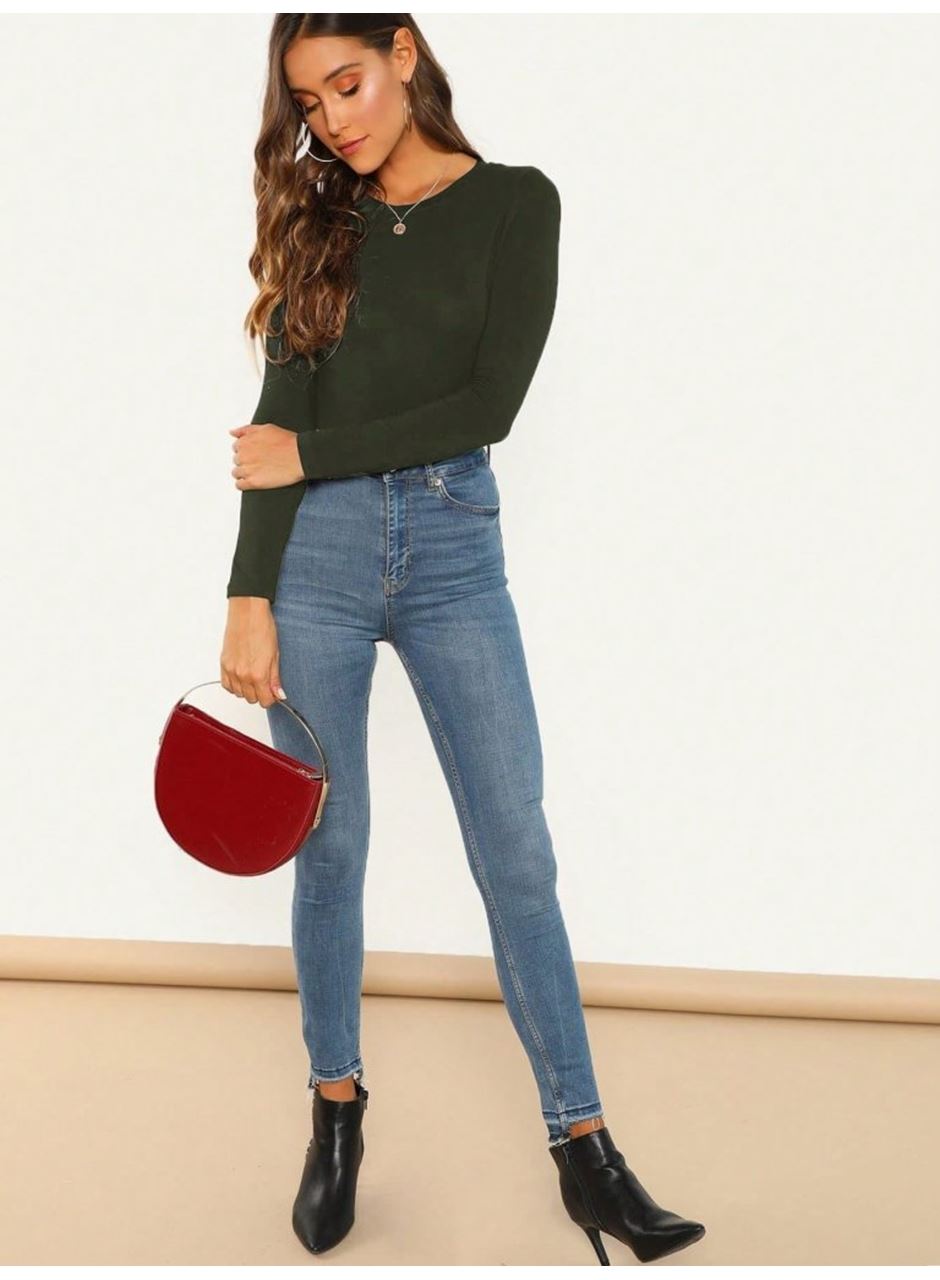 Sandy Kumaş Bodysuit