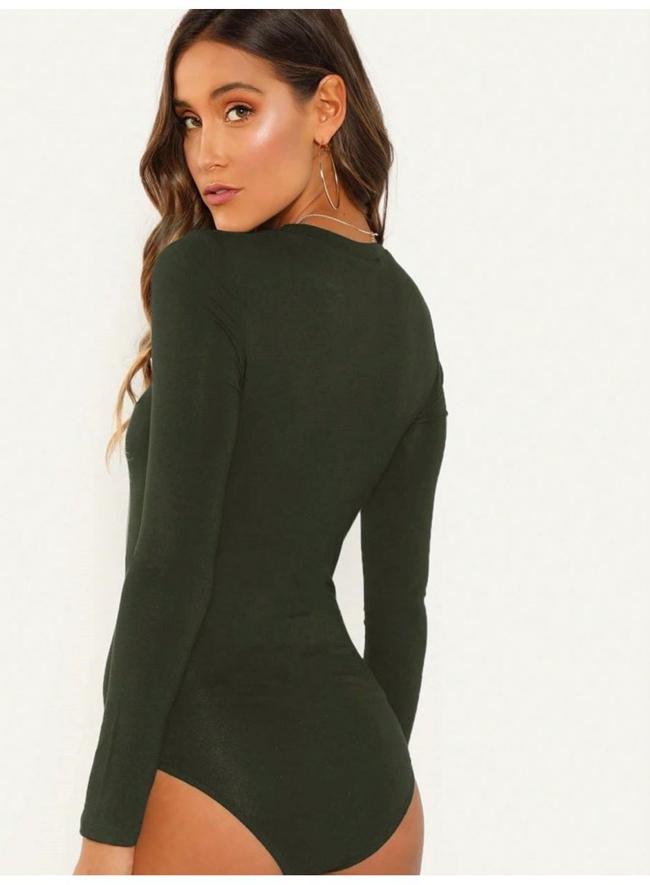 Sandy Kumaş Bodysuit