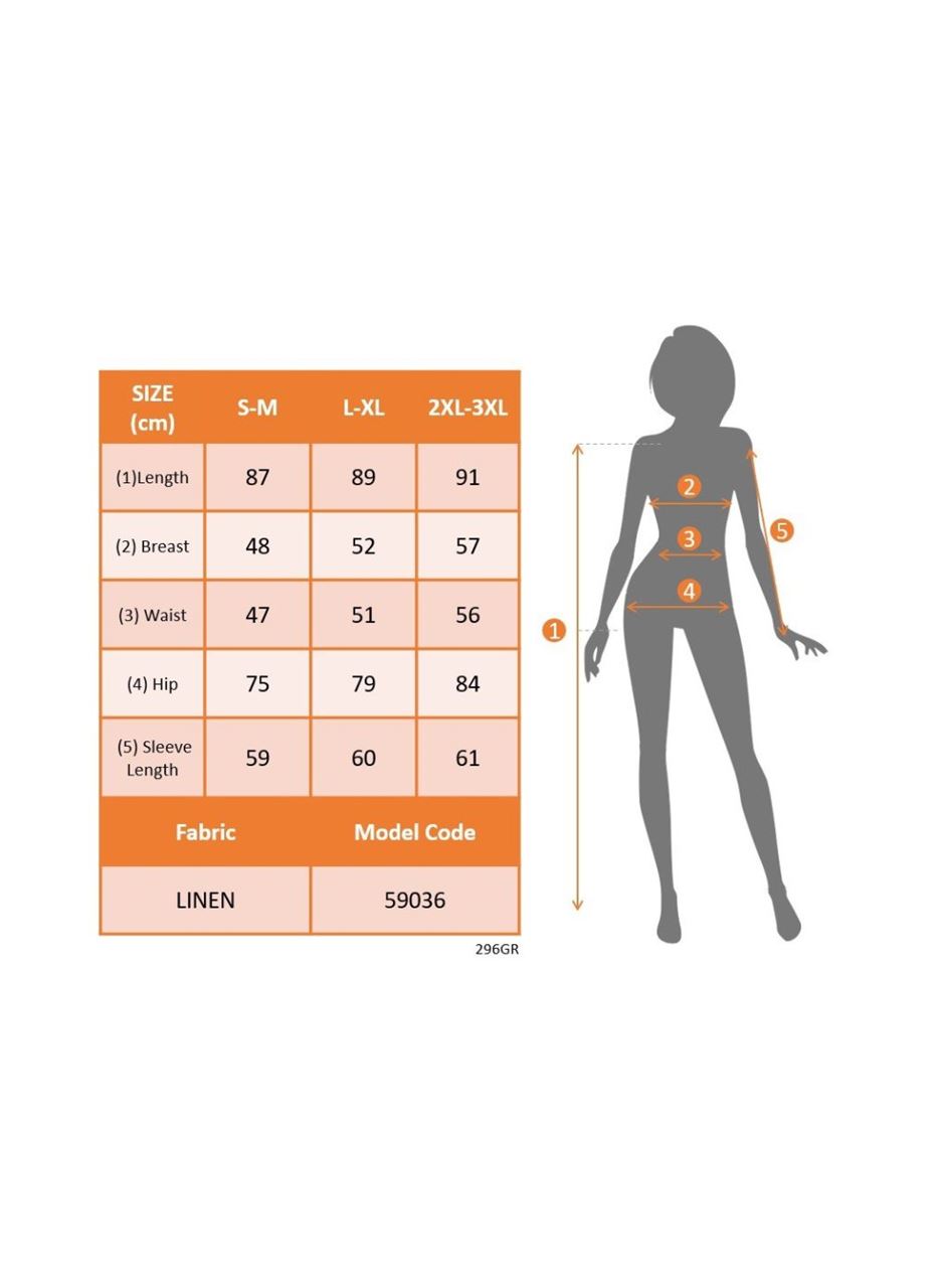Kadın Uzun Kollu Yakadan Bağcıklı Fırfırlı Keten Mini Elbise