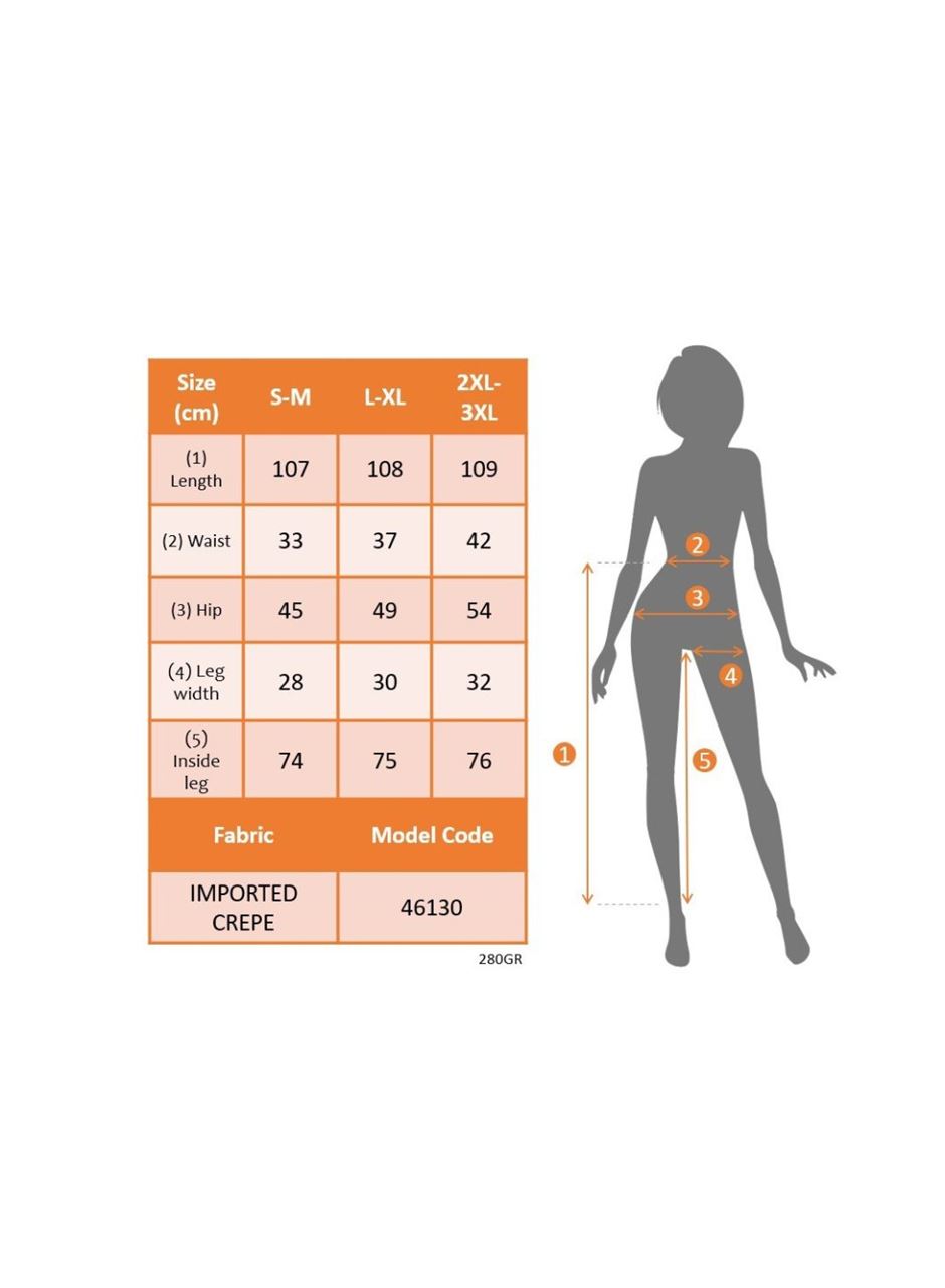 Kadın Yüksek Bel önden Düğmeli Uzun Paçaya Doğru Geniş Ithal Krep Pantolon