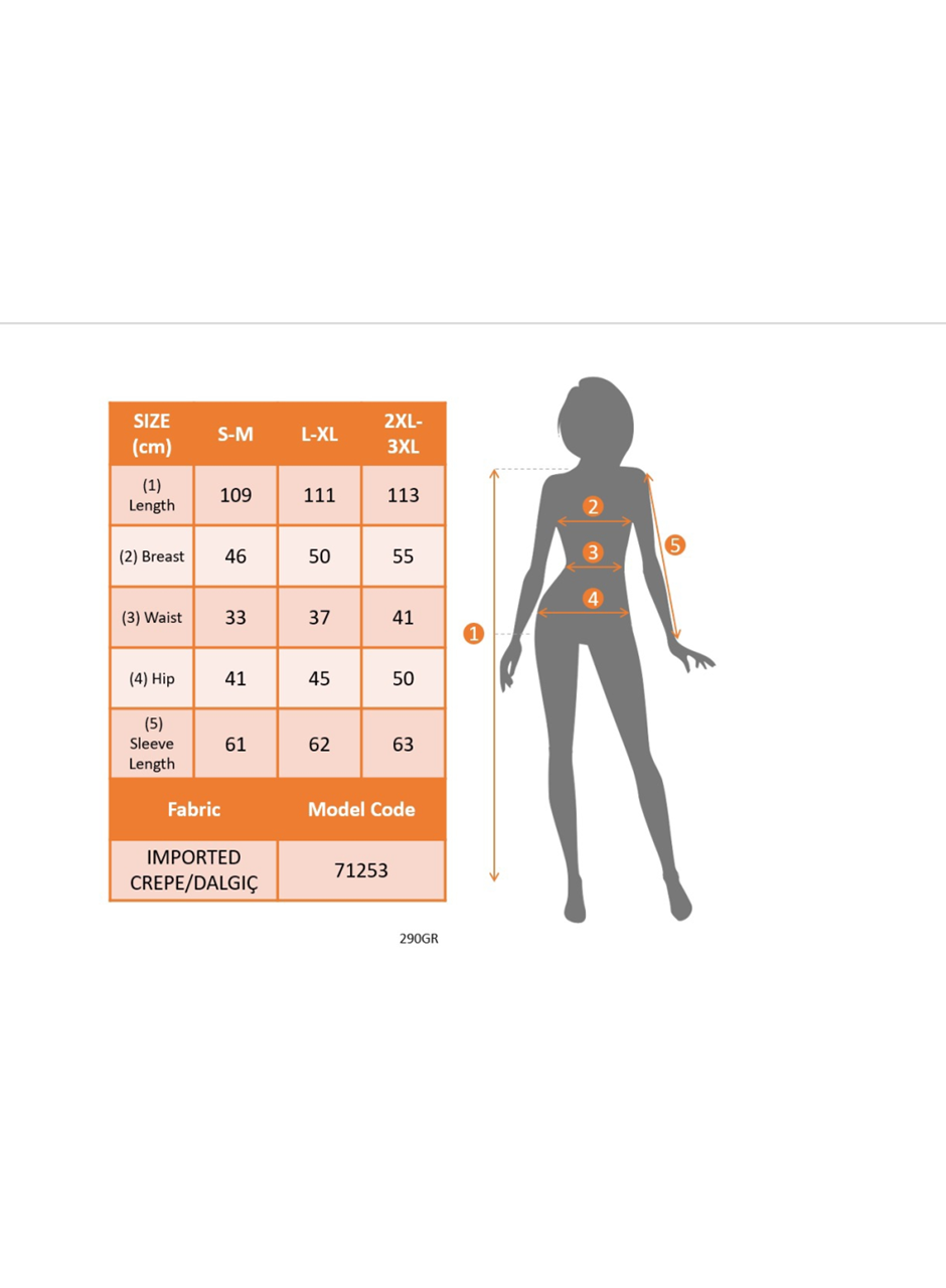 Kadın Uzun Kollu Kruvaze Yaka üst Ithal Krep Alt Dalgıç Leopar Detaylı Elbise