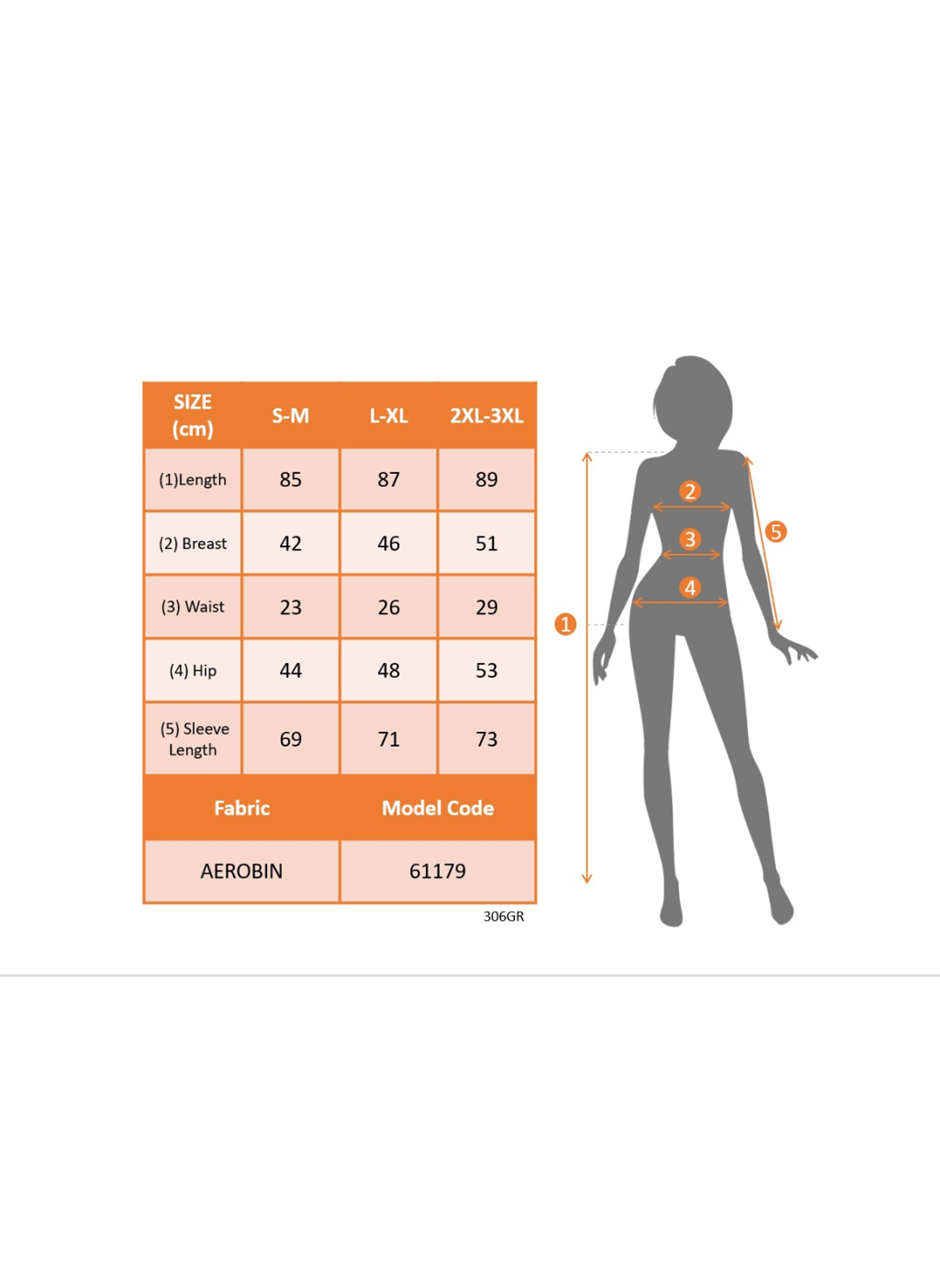 Kadın Uzun Kollu Gömlek Yaka önden Düğmeli Yanlardan Büzgülü Kısa Aerobin Elbise