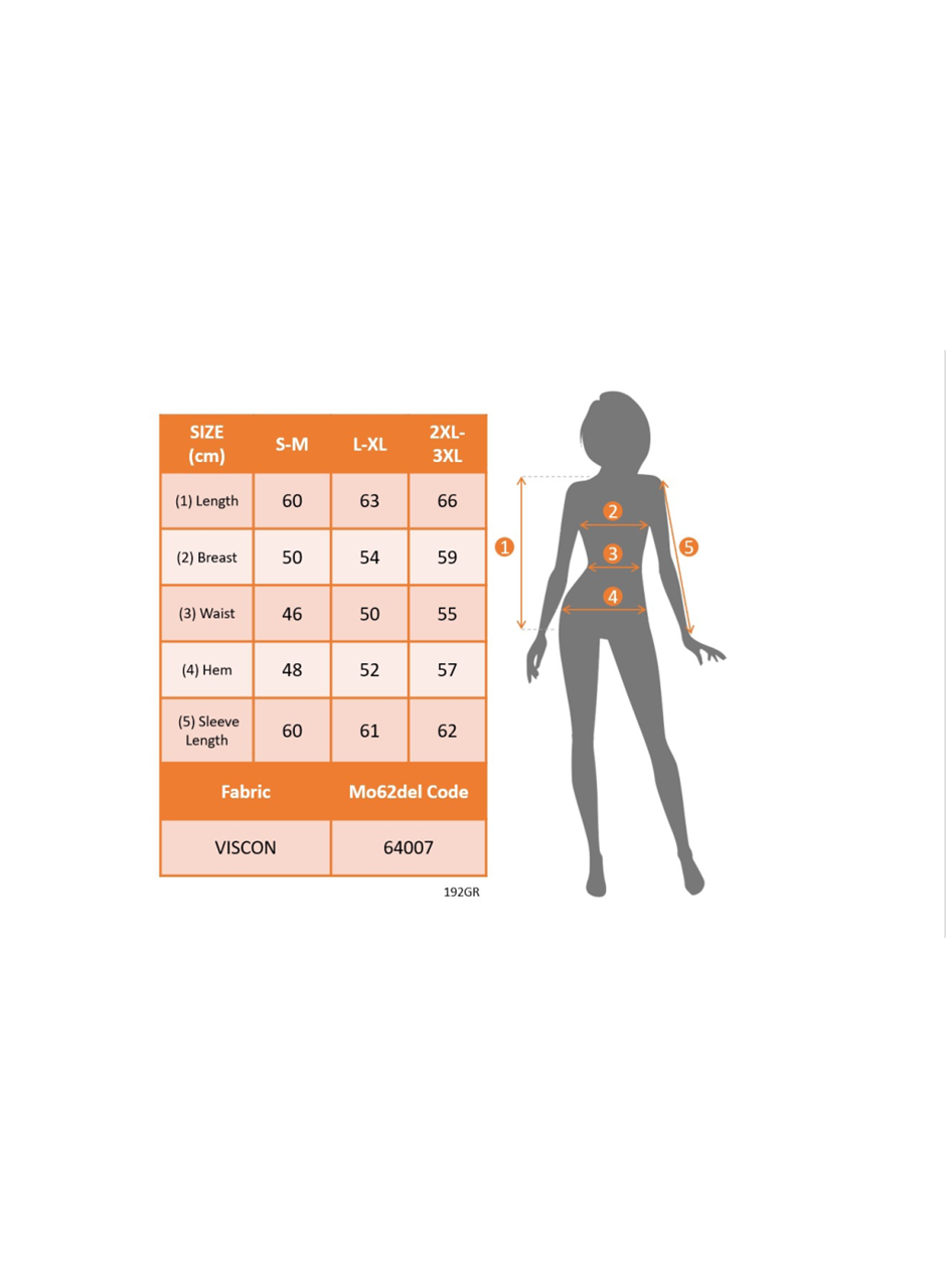 Kadın Uzun Kollu Bisiklet Yaka Baskılı Viskon Bluz