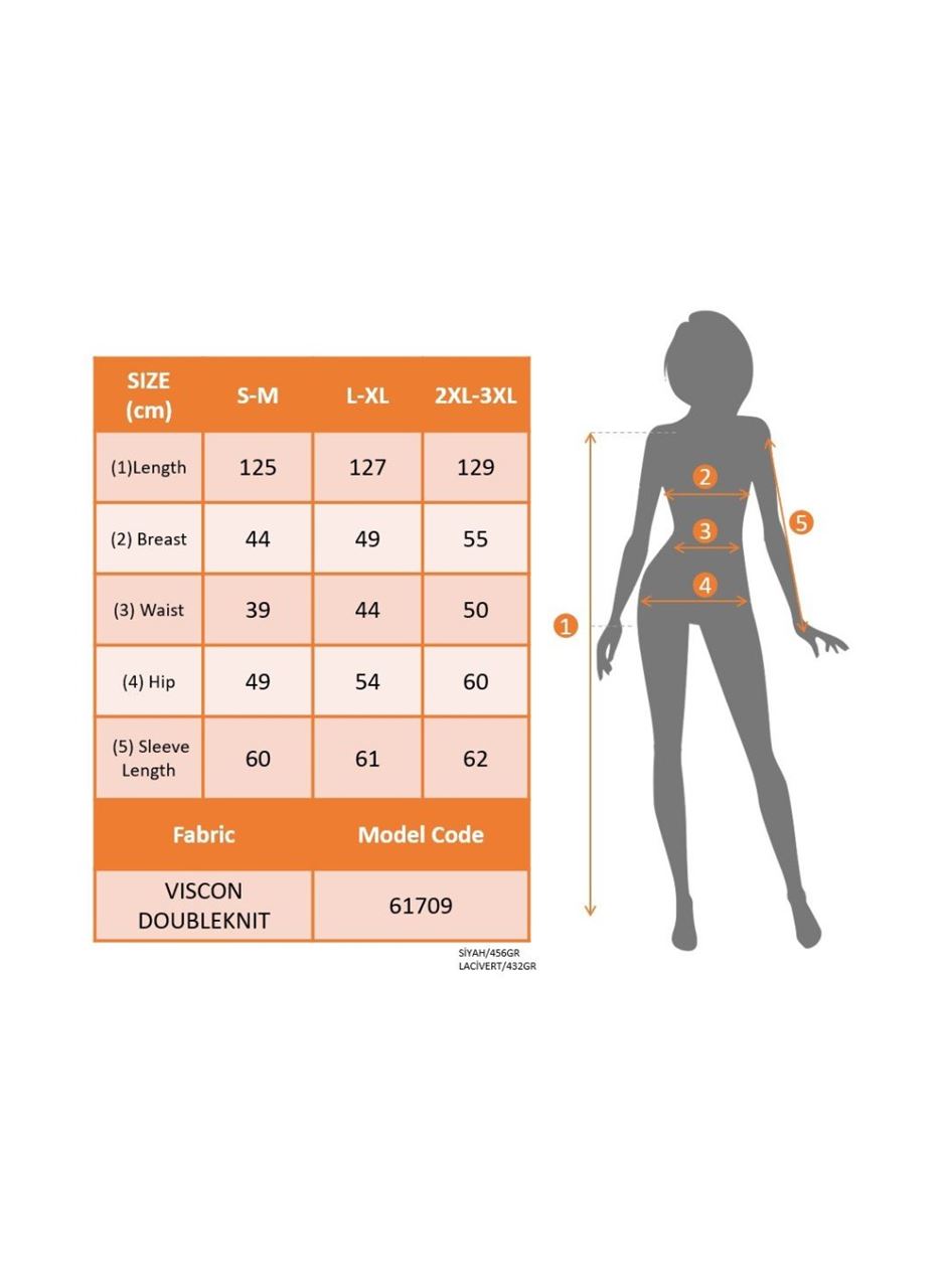Kadın Balıkçı Yaka Damla Detaylı Yırtmaçlı Uzun Viskon Iki Iplik Maxi Elbise