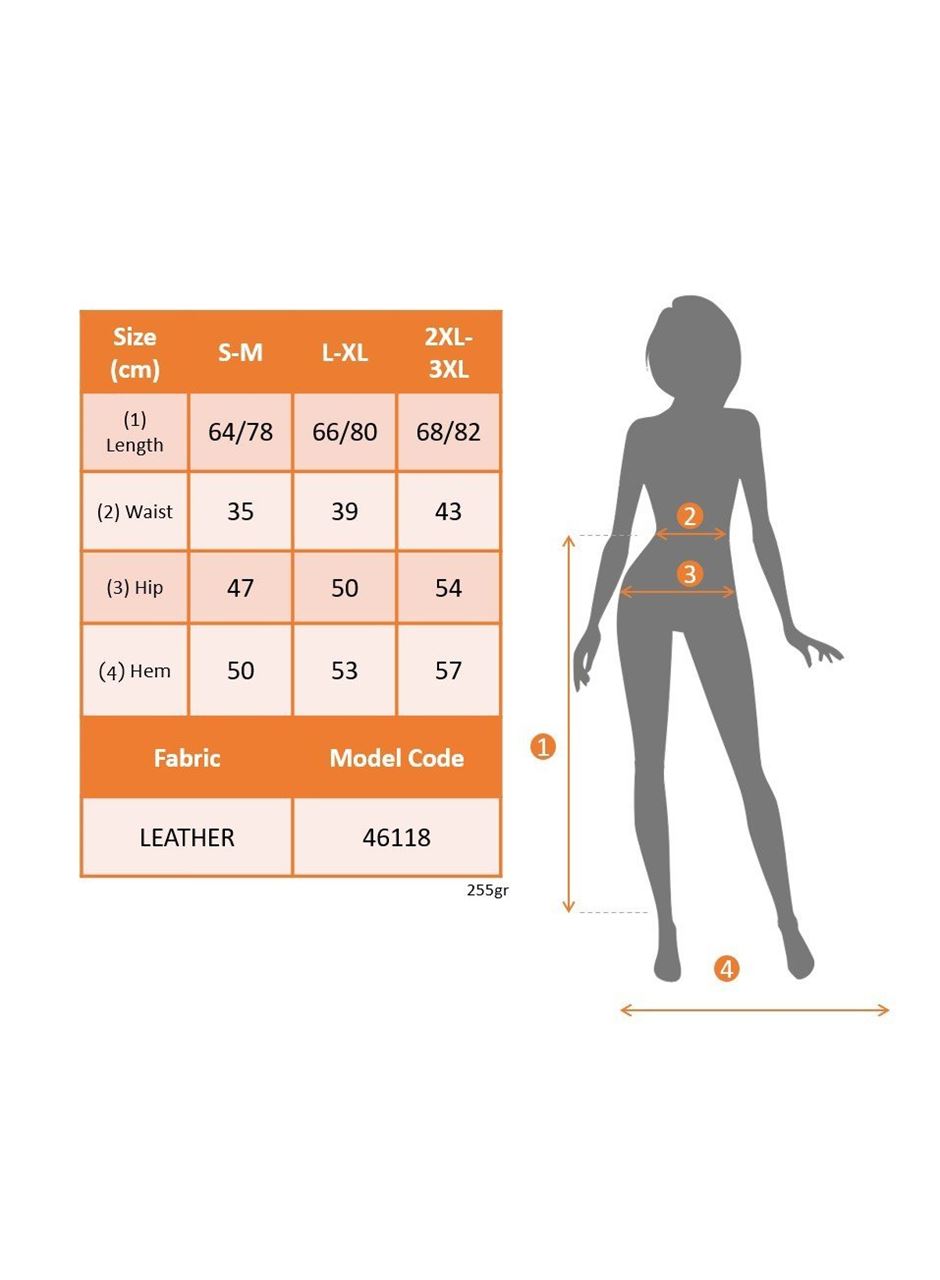 Kadın Yüksek Bel Kuşaklı Yanlardan Düğmeli Mini Deri Etek