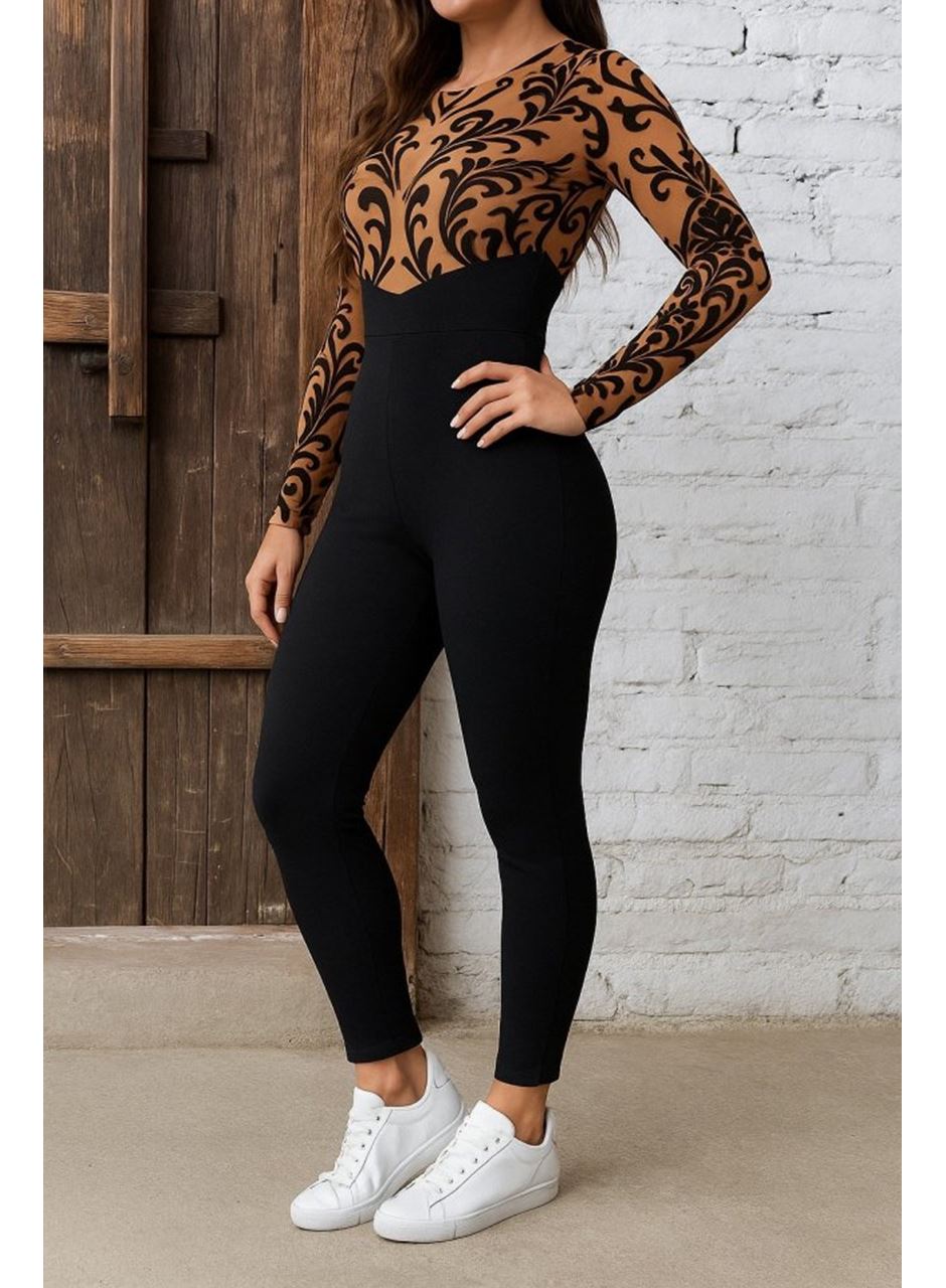 Kadın Siyah Krep Kumaş Pantolon