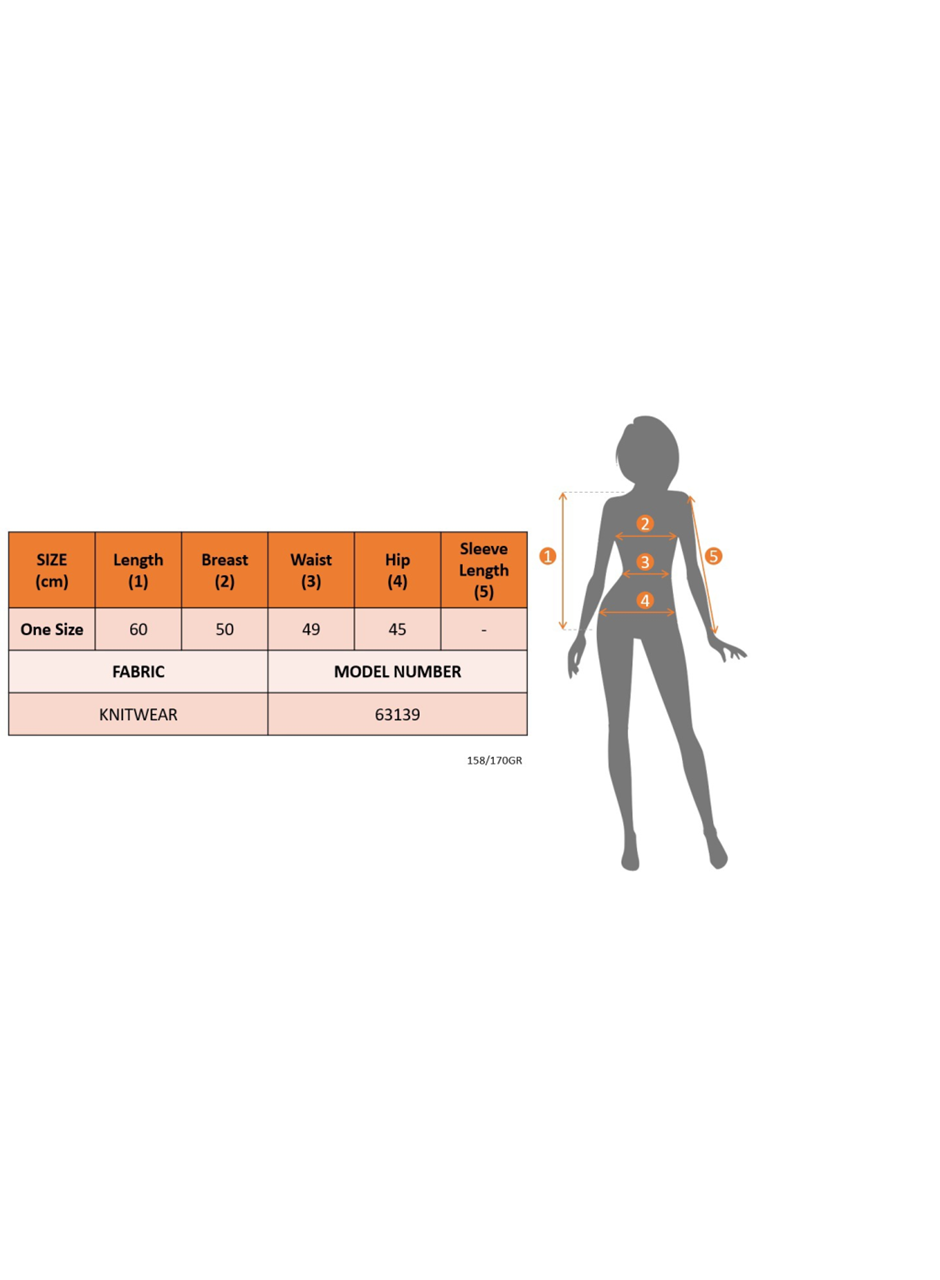 Kadın Askılı Yakalı Desenli Triko Bluz