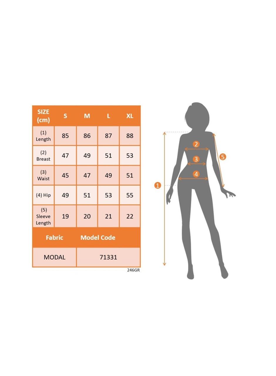 Kadın Kısa Kollu V Yakalı Ribanalı Modal Mini Elbise