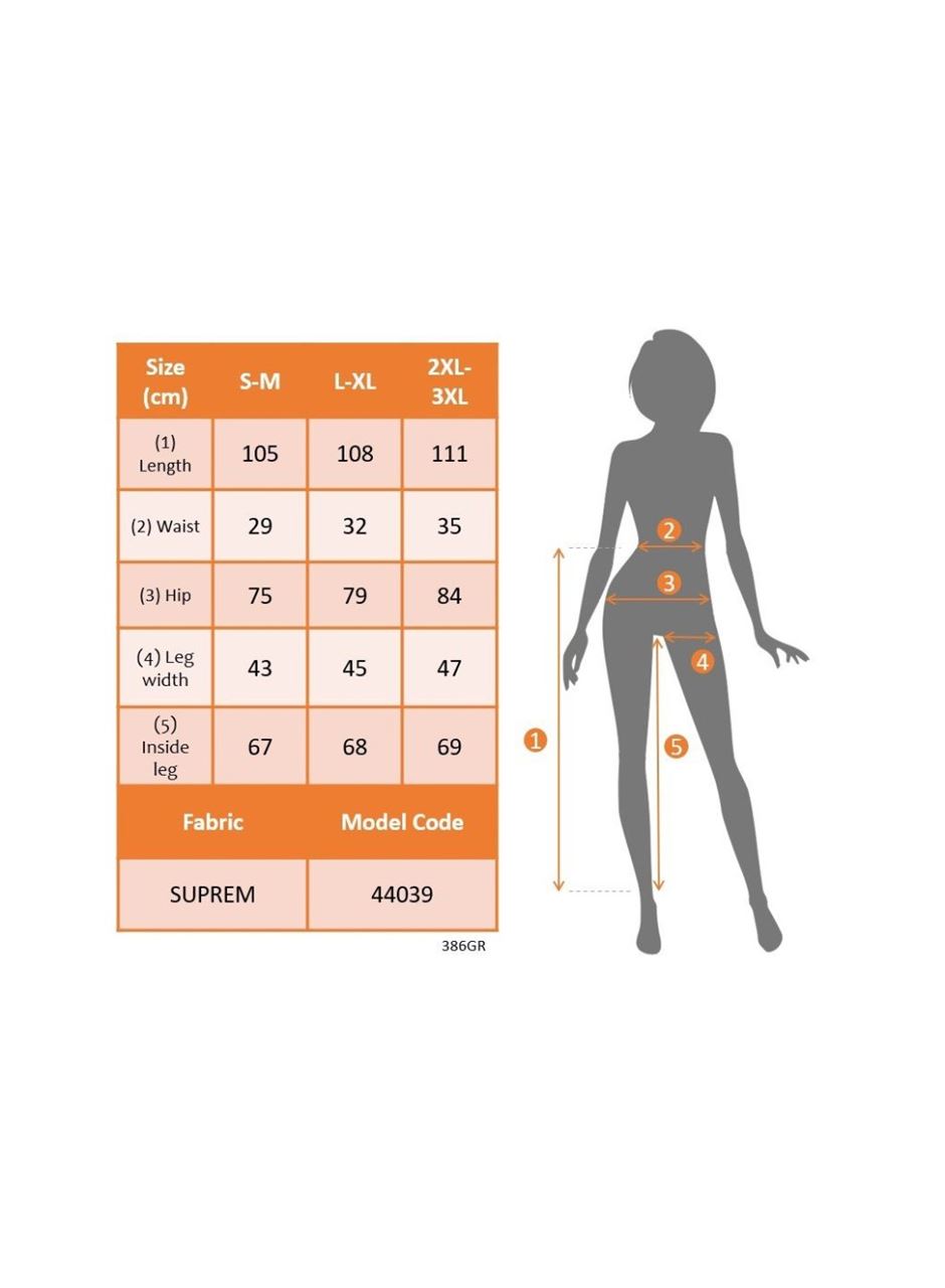 Kadın Yüksek Bel Lastikli Desenli Süprem Pantolon
