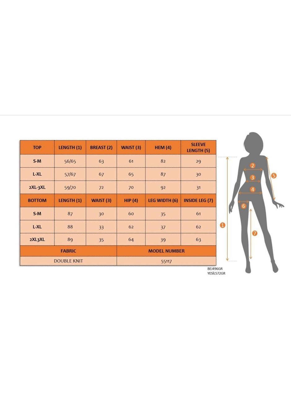 Kadın Uzun Kollu Arma Detaylı Iki Iplik Viskon Ikili Takım
