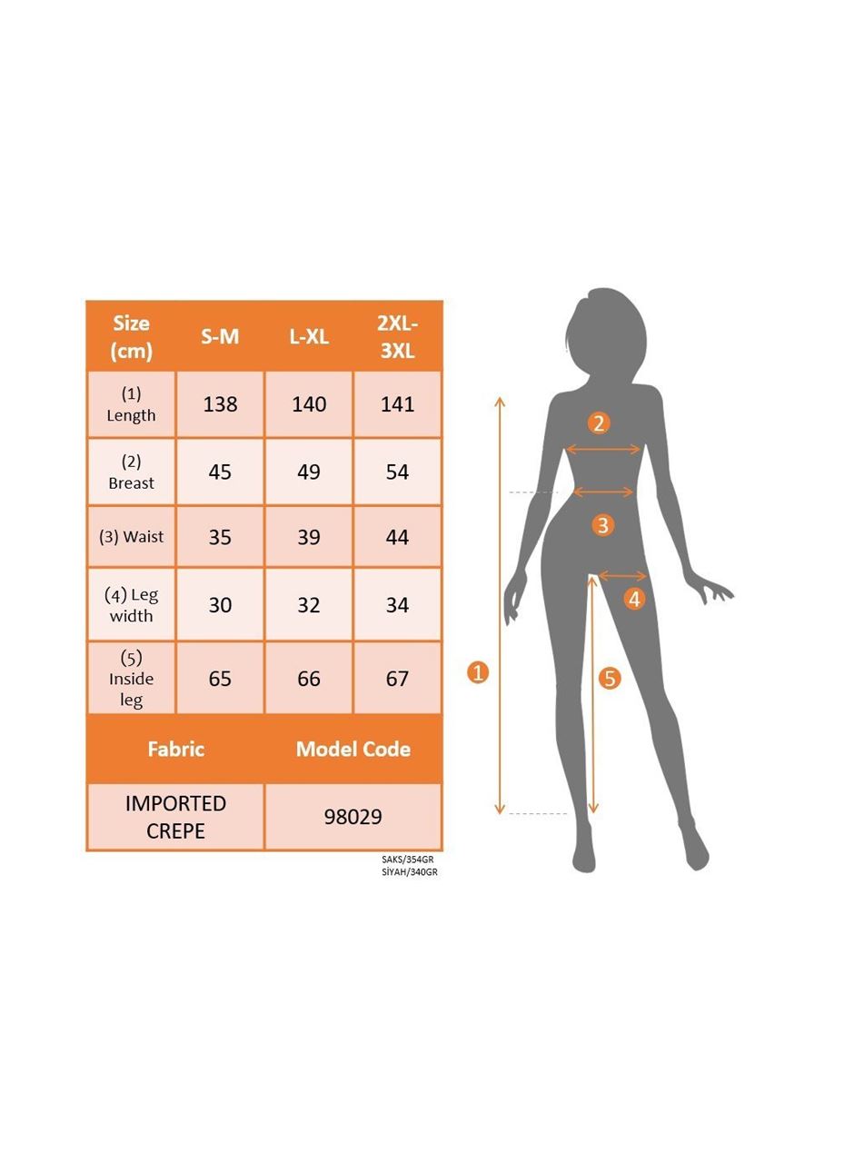 Kadın Sıfır Kollu Kruvaze Detaylı Ithal Krep Tulum