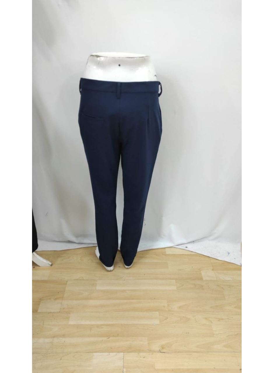 Erkek Belden Düğmeli Cepli Dokuma Pantolon