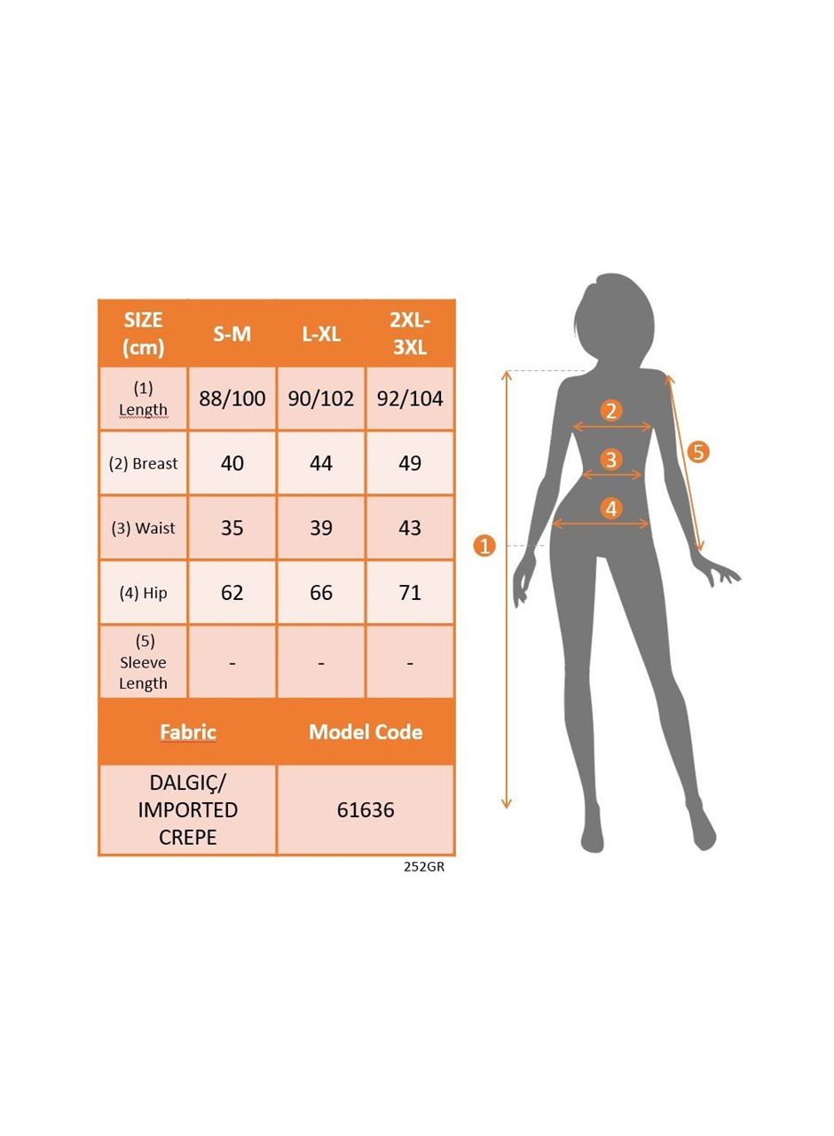 Kadın Askılı Omuzlardan Açık üst Süprem Alt Ithal Krep Elbise