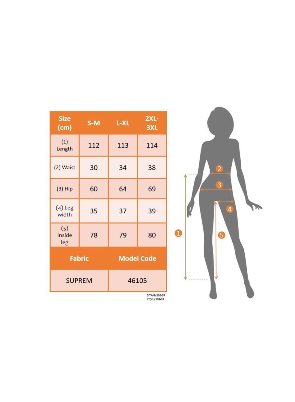 Kadın Yüksek Bel Büzgülü Etnik Desen Baskılı Süprem Pantolon