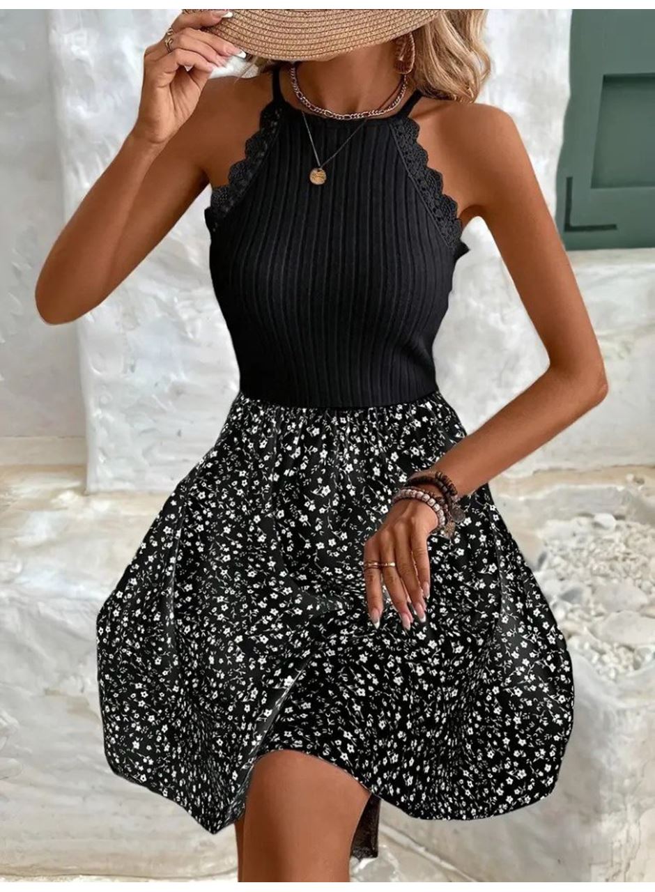 Kadın Omuzlardan Açık Reglan Kol Detaylı üst Fırfırlı Kaşkorse Alt Süprem Elbise