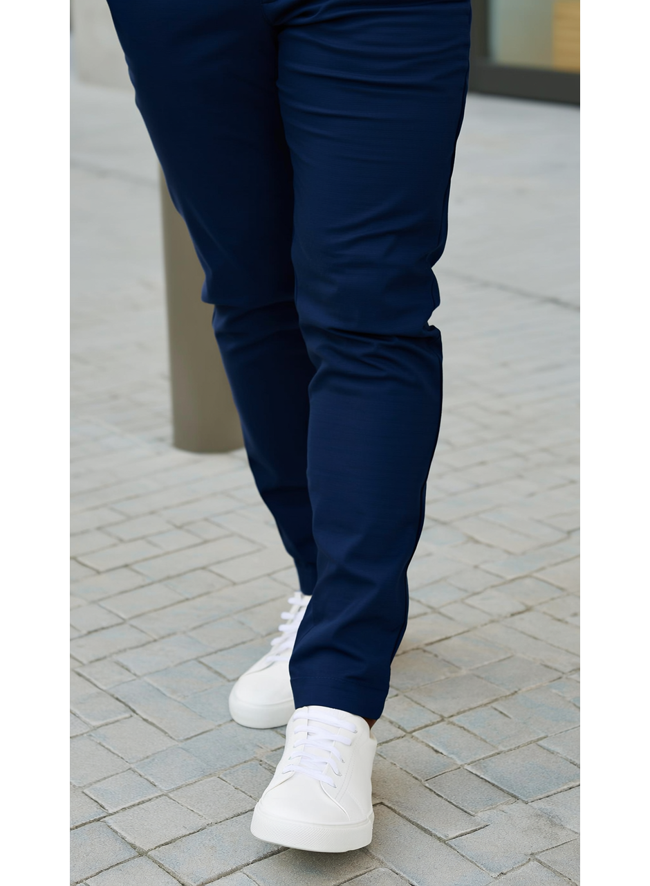 Erkek Cepli Slimfit Atlas Pantolon