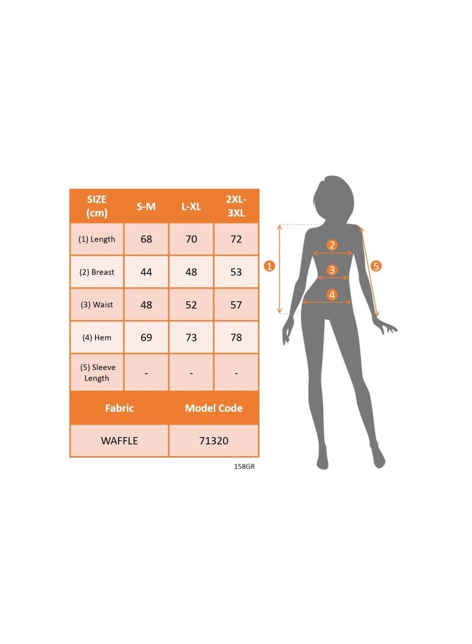 Kadın çift Askılı Kare Yaka Waffle Bluz