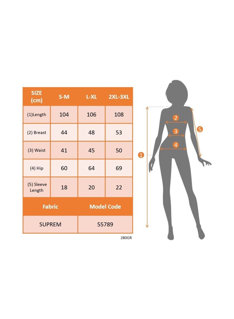 Kadın Kısa Yarasa Kollu Yuvarlak Yaka Beli Büzgülü Süprem Elbise