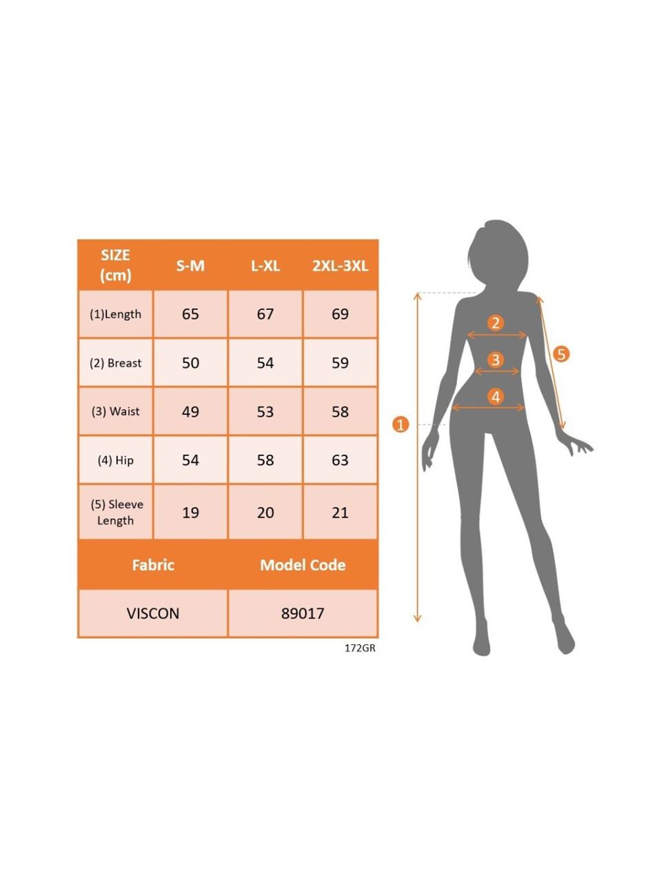 Kadın Kısa Kollu önden çapraz Detay V Yakalı Viskon Bluz