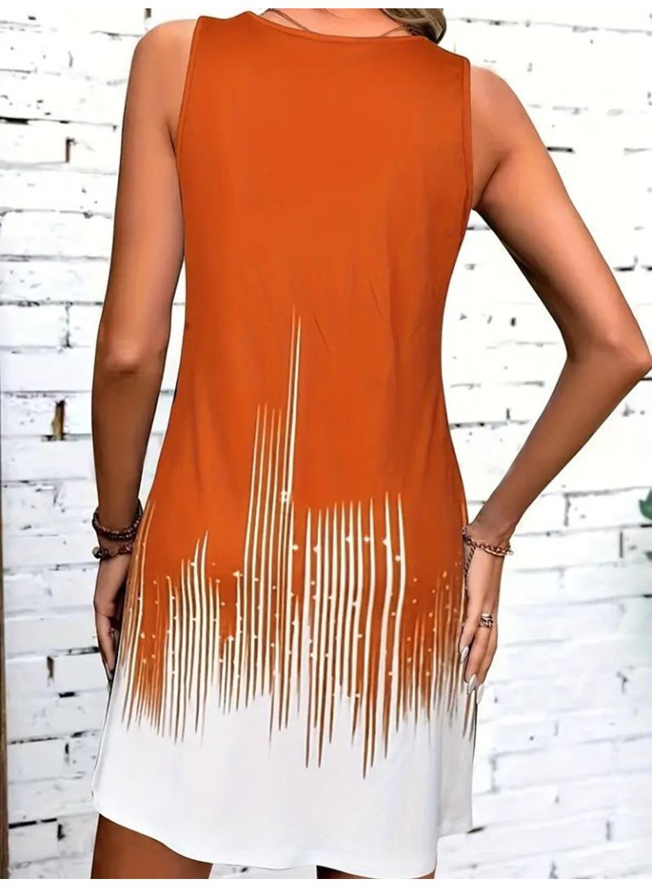 Kadın Askılı Yuvarlak Yakalı Süprem Elbise