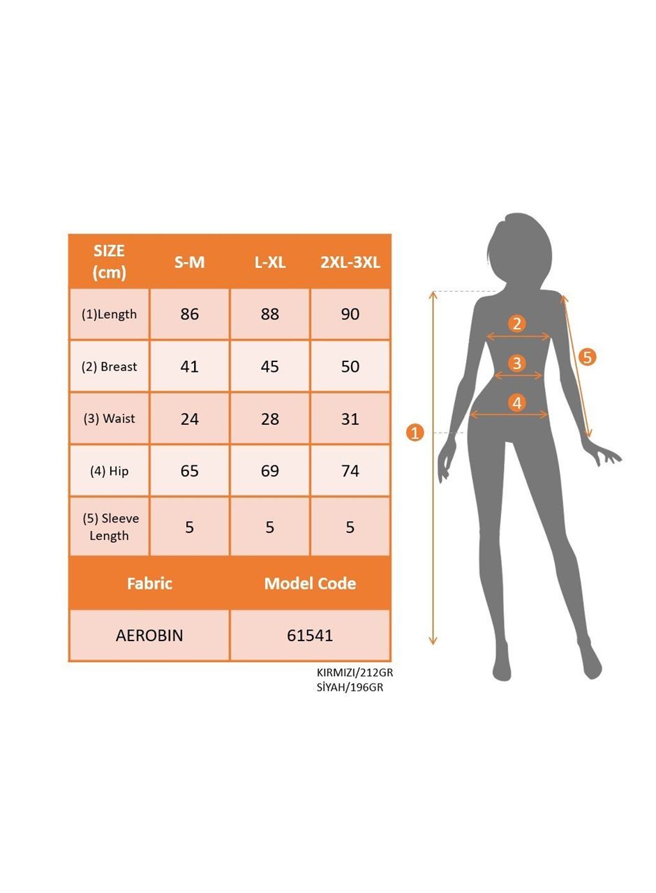 Kadın Kısa Kollu Kruvaze Yakalı Beli Lastikli Aerobin Elbise